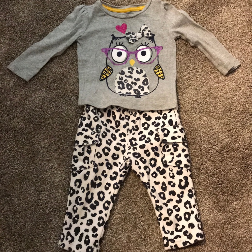 Gap owl piece outfit